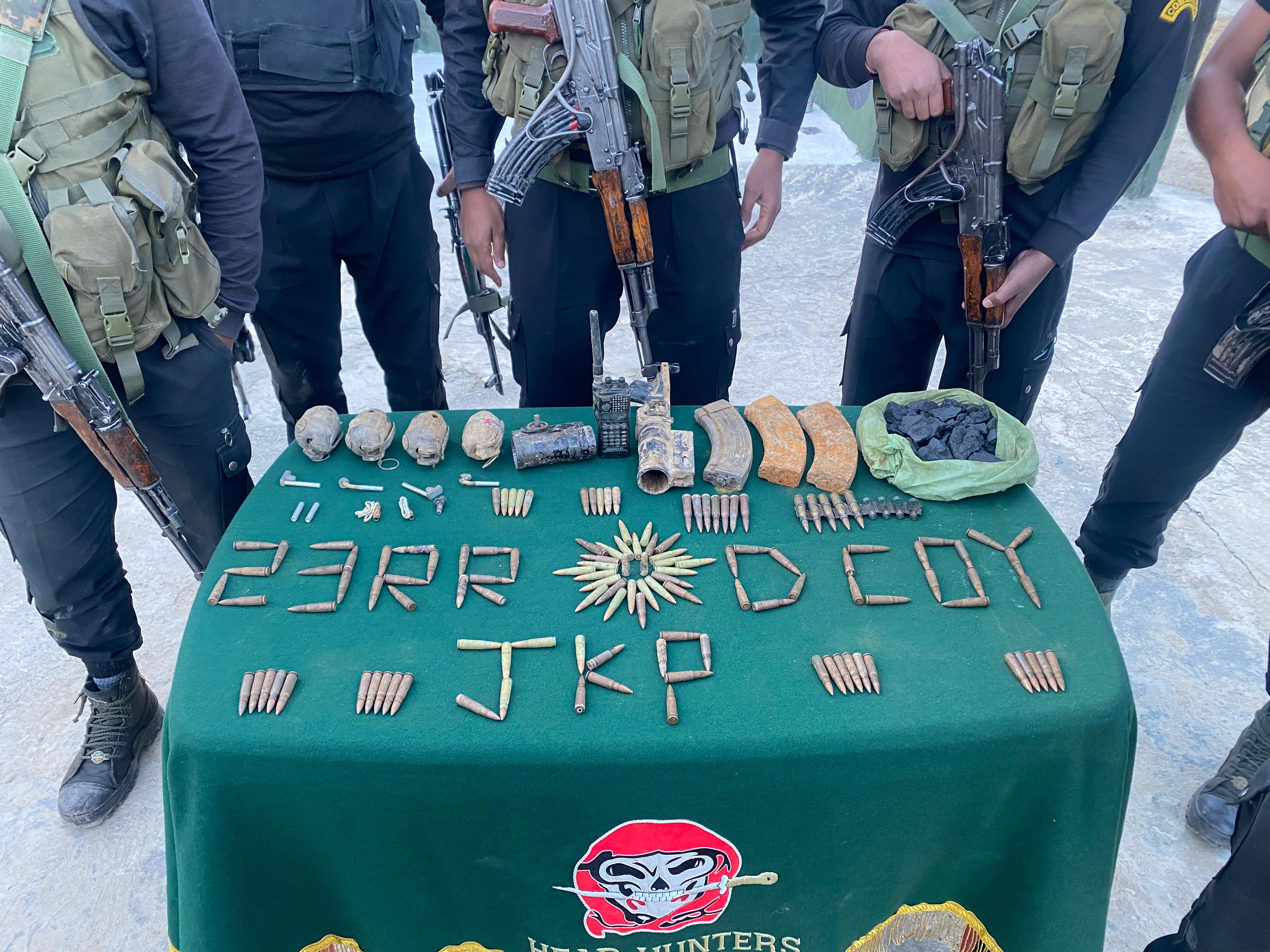 'Security forces busted hideout in Ramban, Huge cache of arms and ammunition recovered'